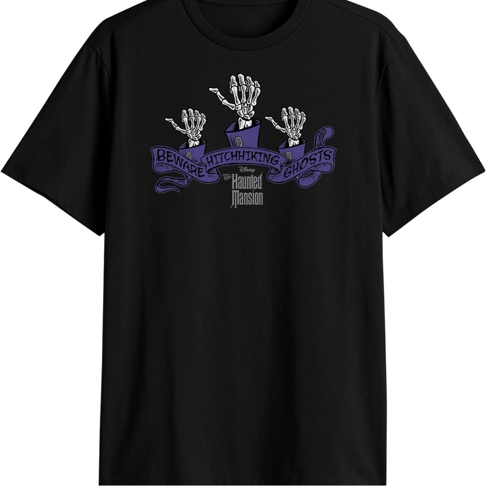 Disney/Haunted Mansion/Beware Hitchhiking Ghosts T-Shirt/Unisex/Size: 3XL